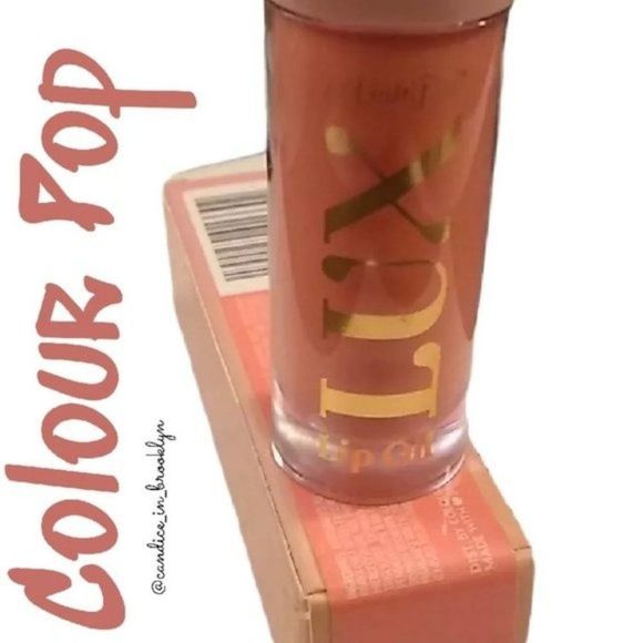 COLOURPOP Romance Lux Lip Oil First Date Peach - Picture 1 of 3